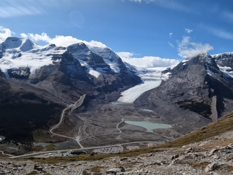 Glacier in Jasper National Park
